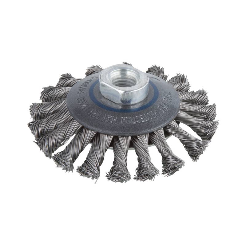 Steel Wire Cup Brush Ø100mm thread M14, twisted