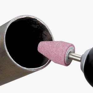 Mounted stone, conical, 10-20mm x 30mm, 6 mm shank