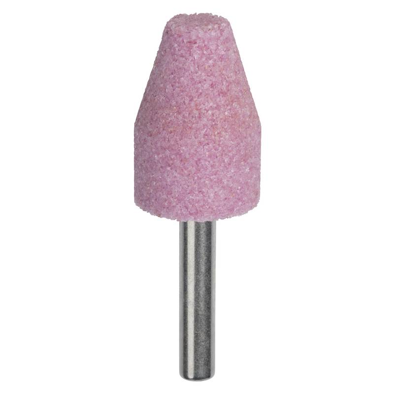 Mounted stone, conical, 10-20mm x 30mm, 6 mm shank