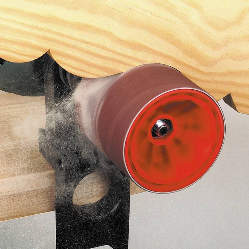 Lihvimistrummel trellile 75x80mm + paberrull K80