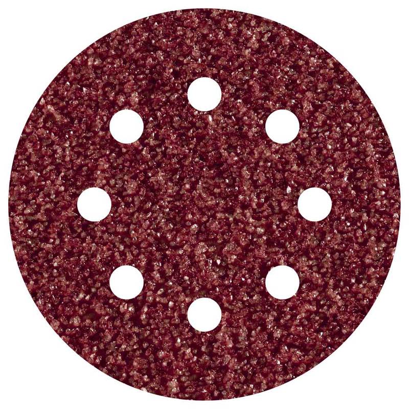 Lihvpaberketas Ø 125mm 5tk velcro 8 ava K60