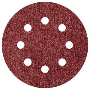 Lihvpaberketas Ø 125mm 5tk velcro 8 ava K240