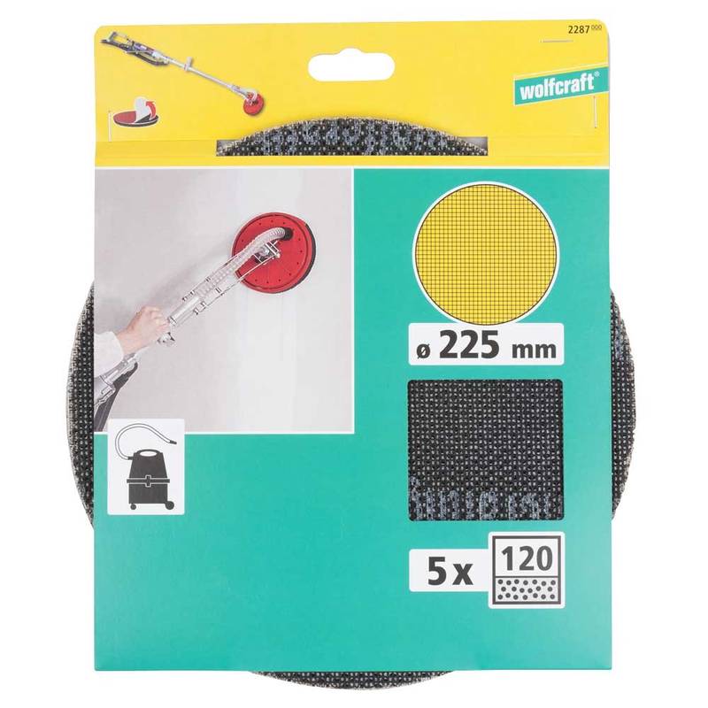Raspelriie 5tk Ø 225mm K120