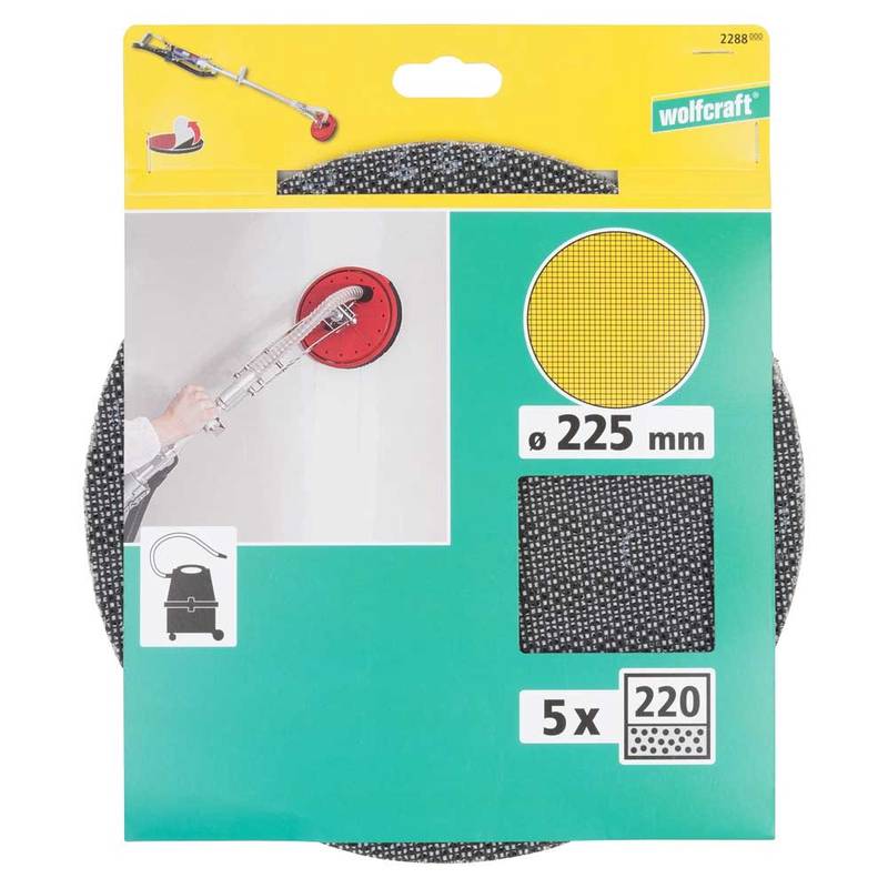 Raspelriie 5tk Ø 225mm K220
