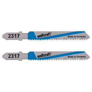 HSS Jigsaw Blades 75/50 mm;,T-shank, sheet steel, aluminium 2pcs