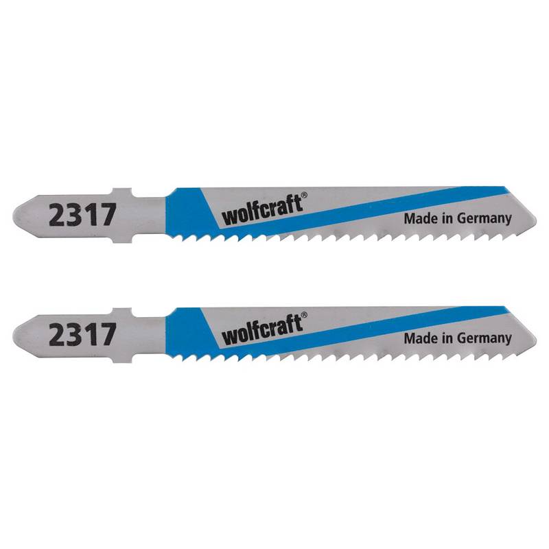 HSS Jigsaw Blades 75/50 mm;,T-shank, sheet steel, aluminium 2pcs