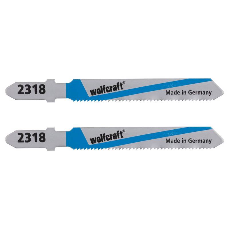 HSS Jigsaw Blades 75/50 mm, T-shank, sheet steel, non-ferrous metal 2pcs