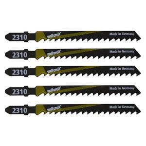 HCS Jigsaw Blades 5 pcs, T-shank, wood, fast rough cut