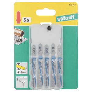 HSS Jigsaw Blades 5 pcs; T-shank; sheet steel, aluminium