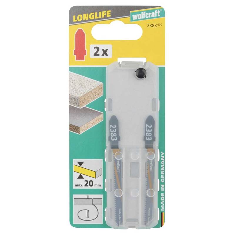 Tikksae terad 2tk HCS T-kinnitus vineer/laastplaat/laminaat/parkett puhas kumer lõige