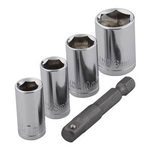Padrunvõtmete 1/4" komplekt trellile 5 osa