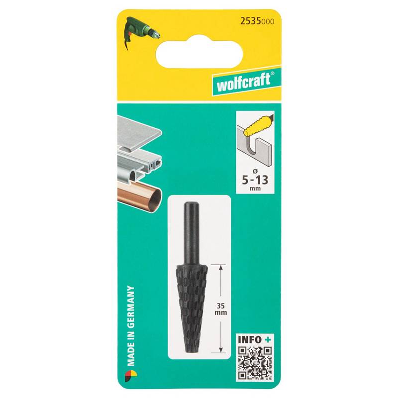 Profiilraspel trellile koonus Ø 5-13mm x 35mm metall
