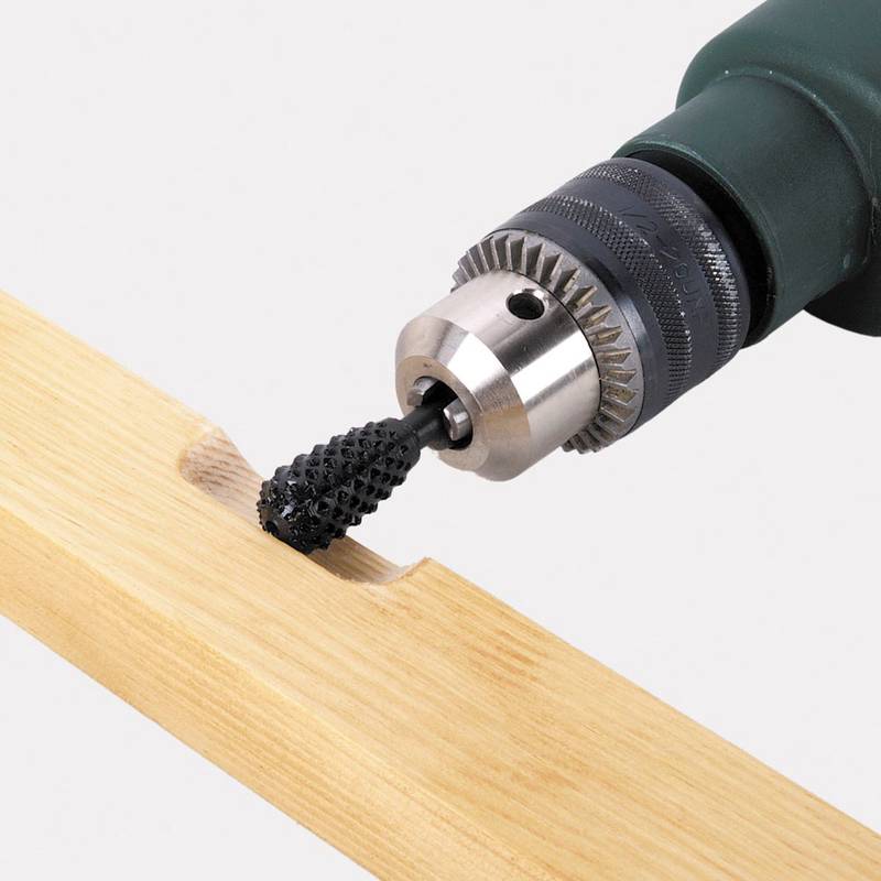 Rotary rasp pear-shaped Ø 15,5 x 30mm for wood