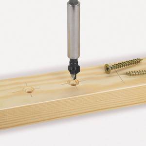 Countersink 4 - 10 mm, 3 cutting edges, hexagonal shank