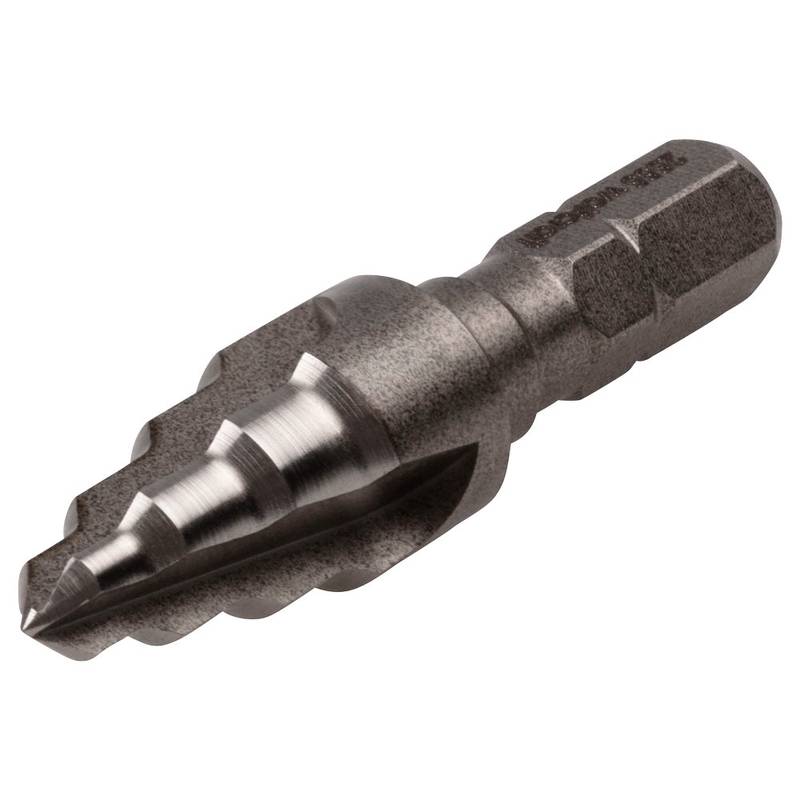 HSS Step Drill Bit 6 - 10 mm, Hexagon Shank