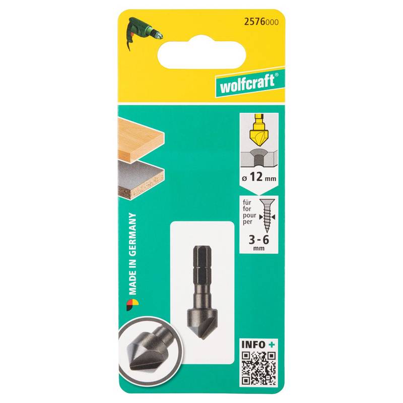 Süvistuspuur 12 mm WS kuuskantsaba