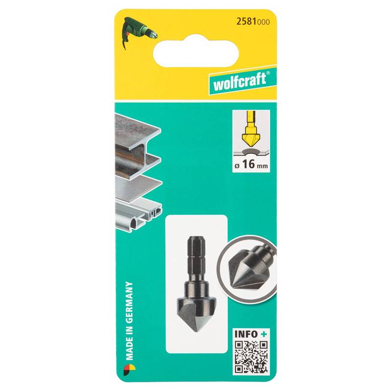 HSS Countersink Ø 16 mm, Hexagon Shank