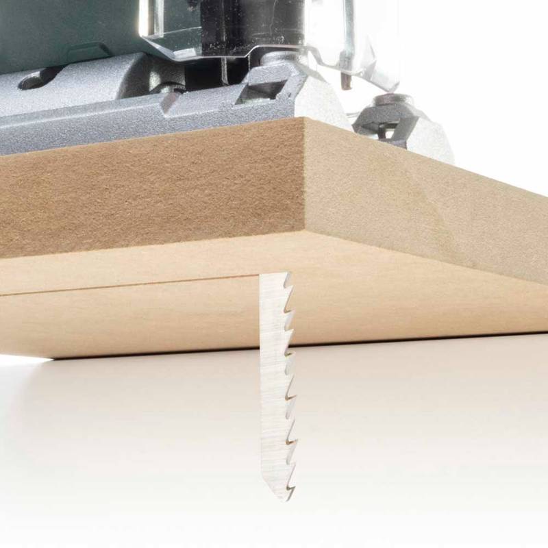 HCS Jigsaw Blades 100/75 mm, T-shank, wood and acrylic glass, clean cut 5pcs