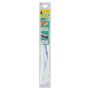 BIM Sabre Saw Blades 2pcs, wood with nails, steel profiles, fine cut