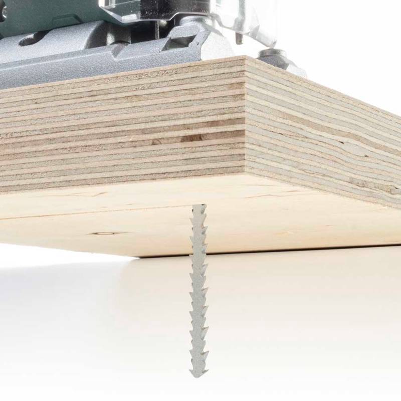 Tikksae terad 2tk HCS T-kinnitus puit/vineer/MDF puhas raadiusega lõige