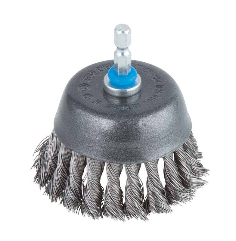 Steel Wire Cup Brush Ø75mm hexagon shank