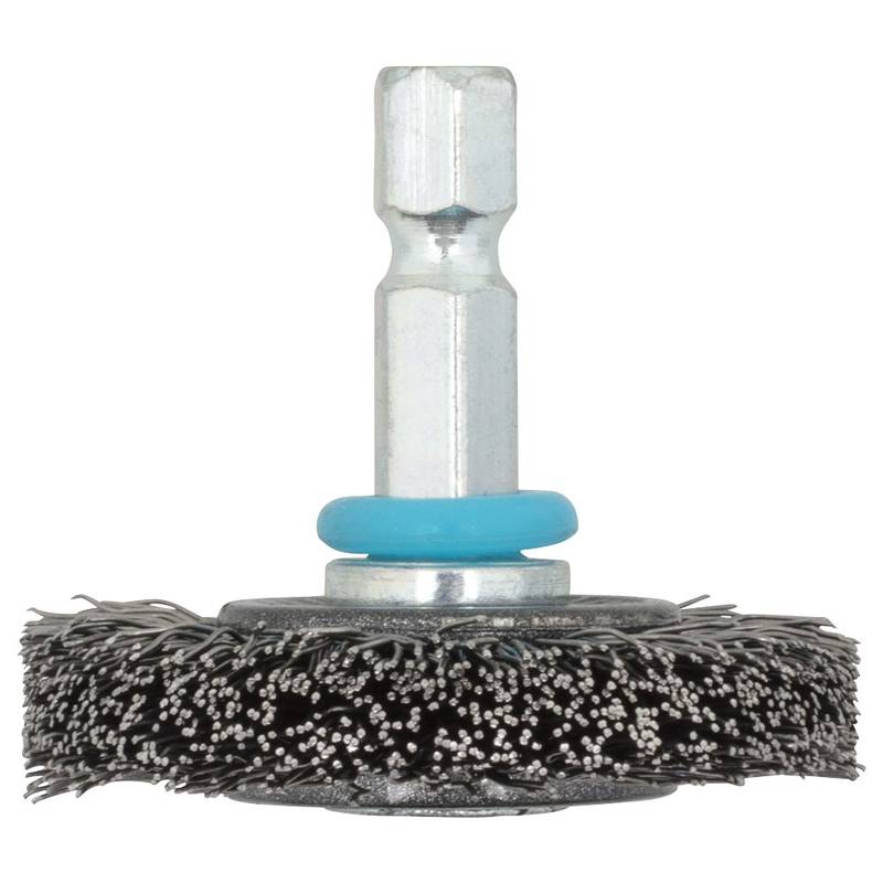 Steel Wire Wheel Brush  Ø38x8mm hexagon shank