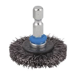 Steel Wire Wheel Brush  Ø38x8mm hexagon shank