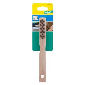 Steel Wire Hand Brush, 3 Rows 200mm