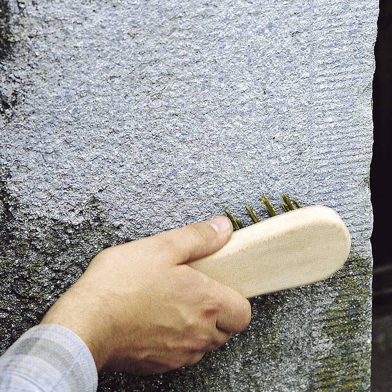Käsihari 205mm 5-realine messingtraat puitkäepide