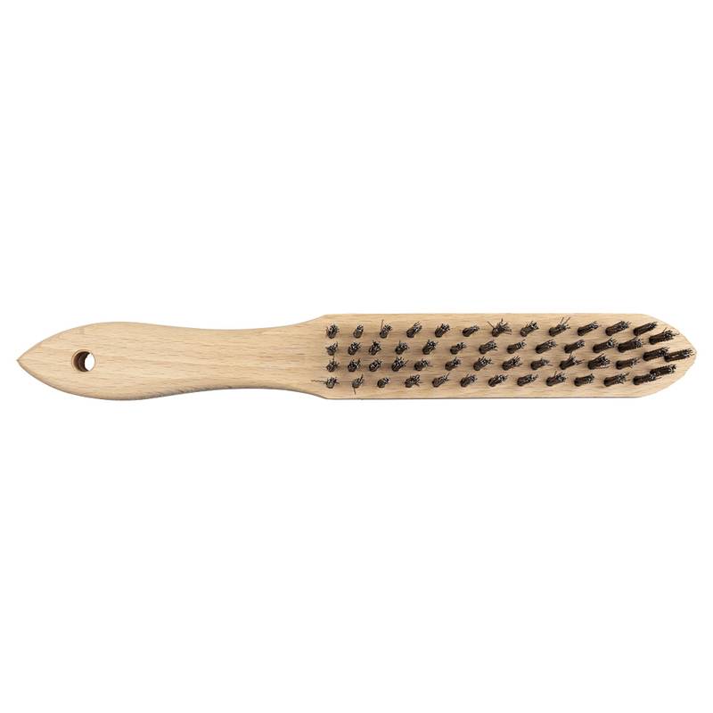 Käsihari 280mm 4-realine gofreeritud terastraat puitkäepide