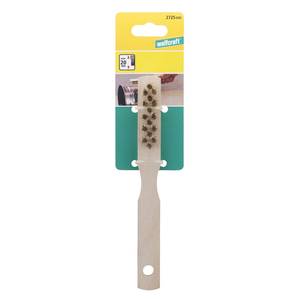 Brass Wire Hand Brush, 3 Rows 200mm