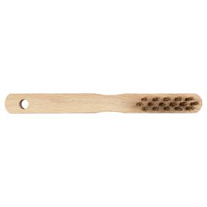 Brass Wire Hand Brush, 3 Rows 200mm