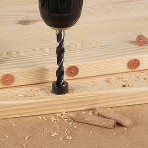 3 Dowel drills with centre point and depth stop