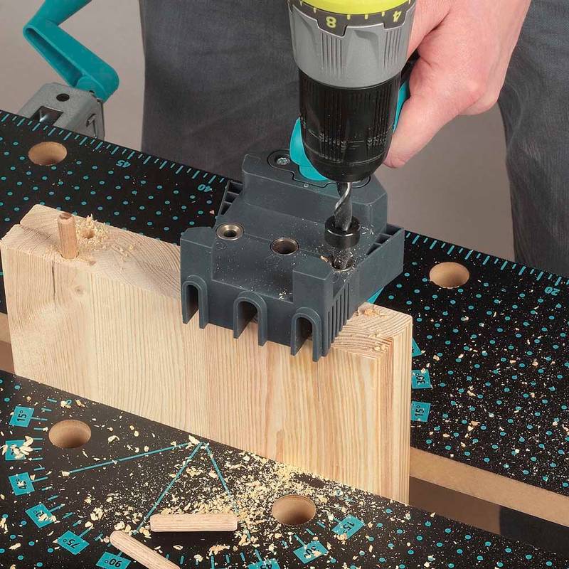 3 Dowel drills with centre point and depth stop