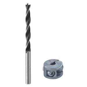 Wood Twist Drill Bit Set 6 mm With Depth Stop, 2 Pcs.