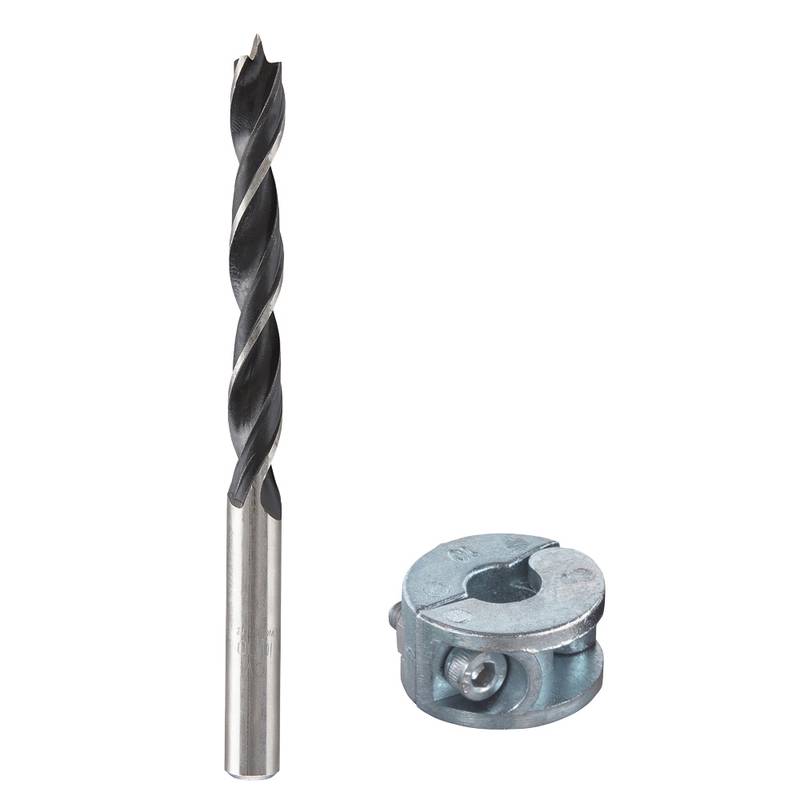 Wood Twist Drill Bit Set 10 mm With Depth Stop, 2 Pcs.