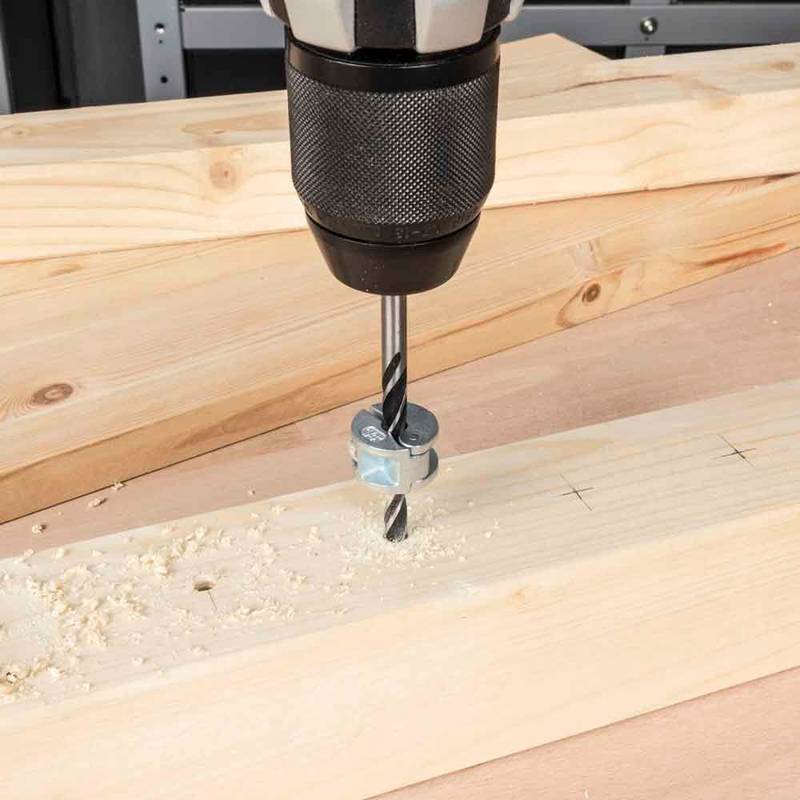 Depth Stop Set, Universal, 4 Pcs. 6-8-10 mm