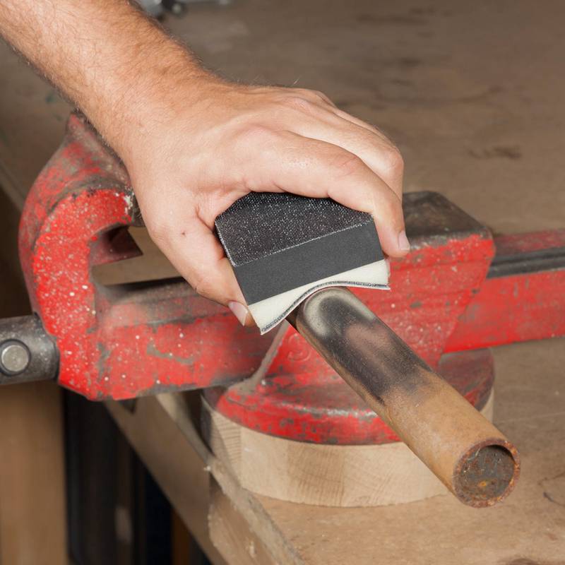Hand-Held Sander Set, 4 pcs., with Easy-Fix Fibre