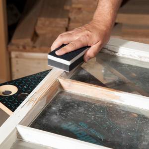 Hand-Held Sander Set, 4 pcs., with Easy-Fix Fibre