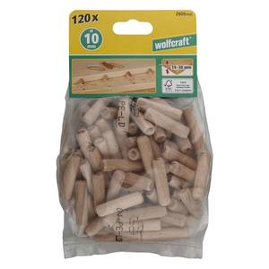 Tüüblid pöök 10x40mm 120tk