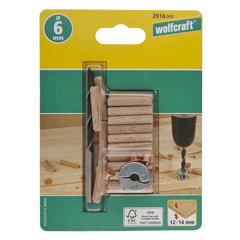 Dowel kit 6mm