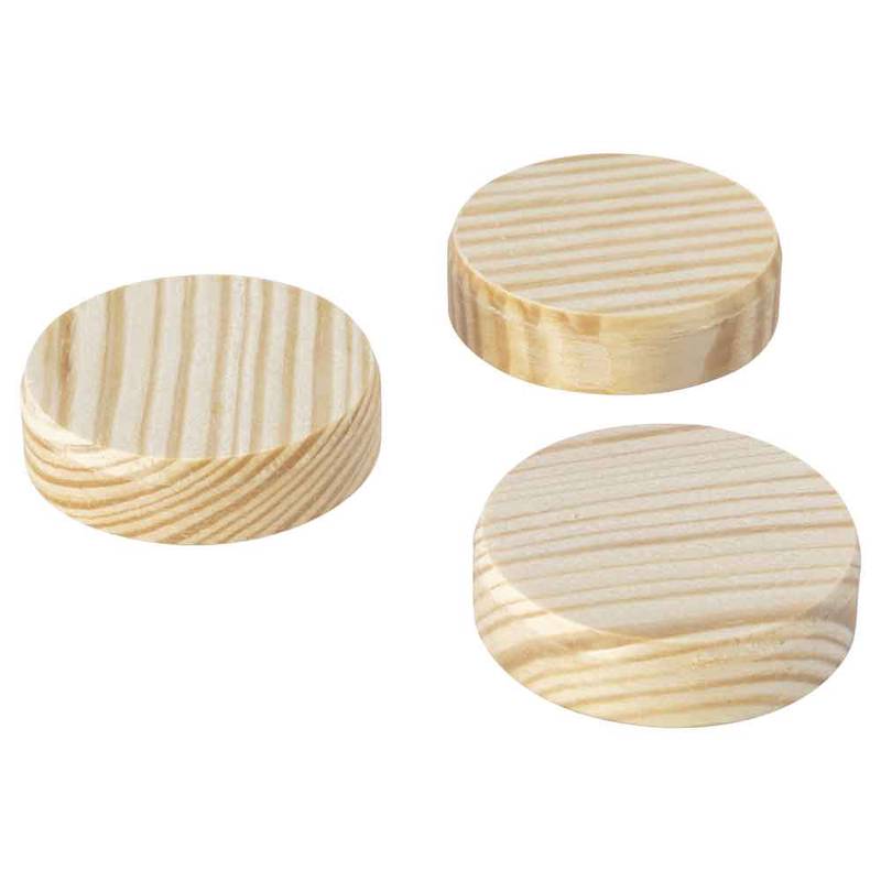 Puidust tapiplaadid Ø40mm 8 tk.