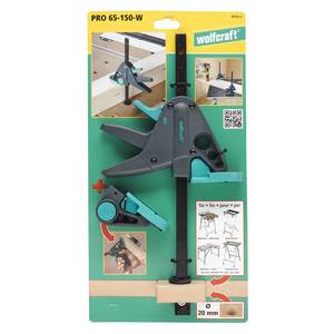 PRO 65-150-W Work Table Clamp