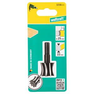 Ümardusfrees Ø 25mm trellile