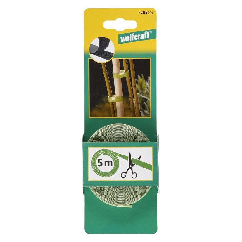 Hook and Loop Strap, Green 5m