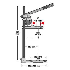 Drill Stand with circular column (CE)