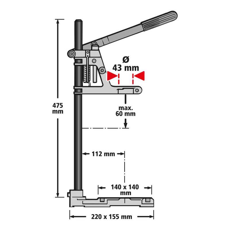 Drill Stand with circular column (CE)