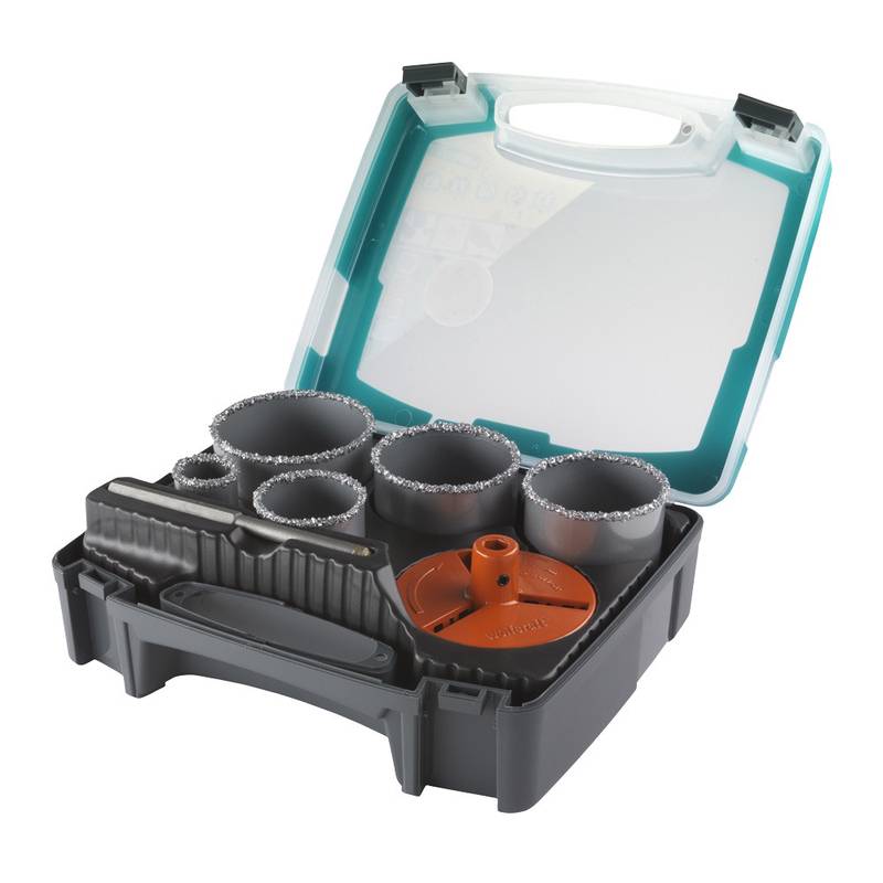 Annular Bit Insert Set, Tungsten Carbide Coated, 7 Pcs.