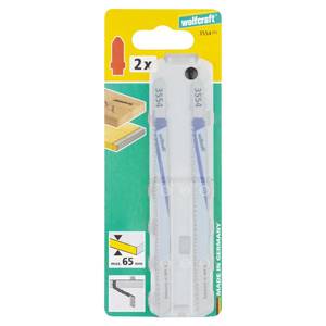 BIM Jigsaw Blades; T-shank; metal, wood, plastic; rough cut 2pcs