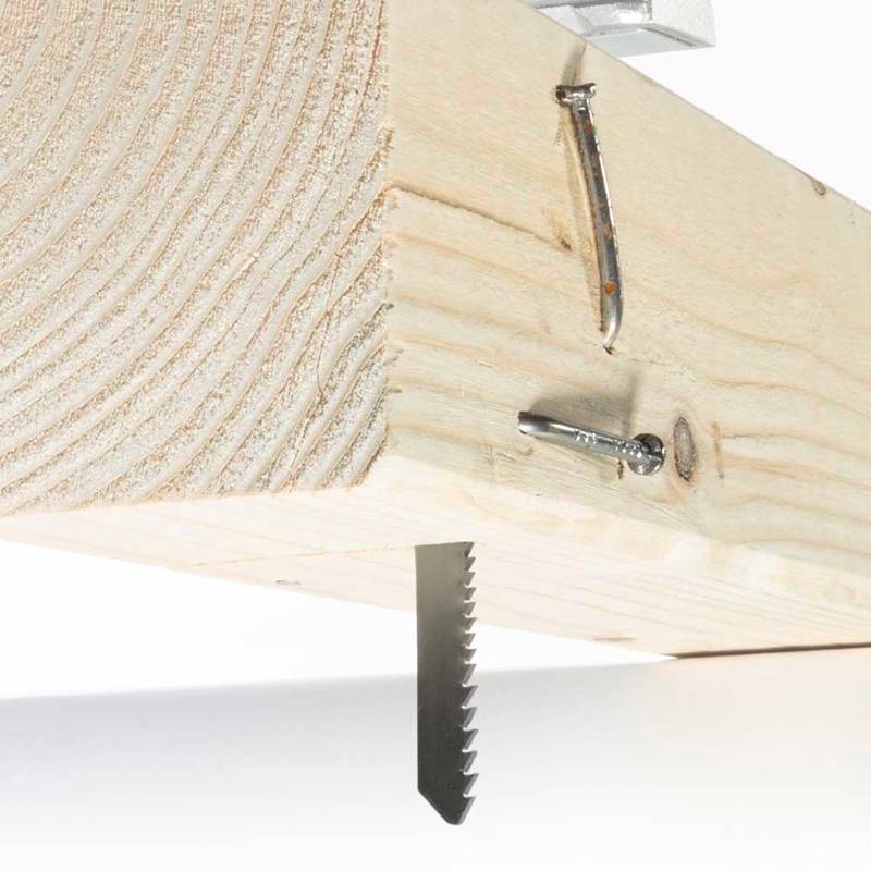 BIM Jigsaw Blades; T-shank; metal, wood, plastic; rough cut 2pcs
